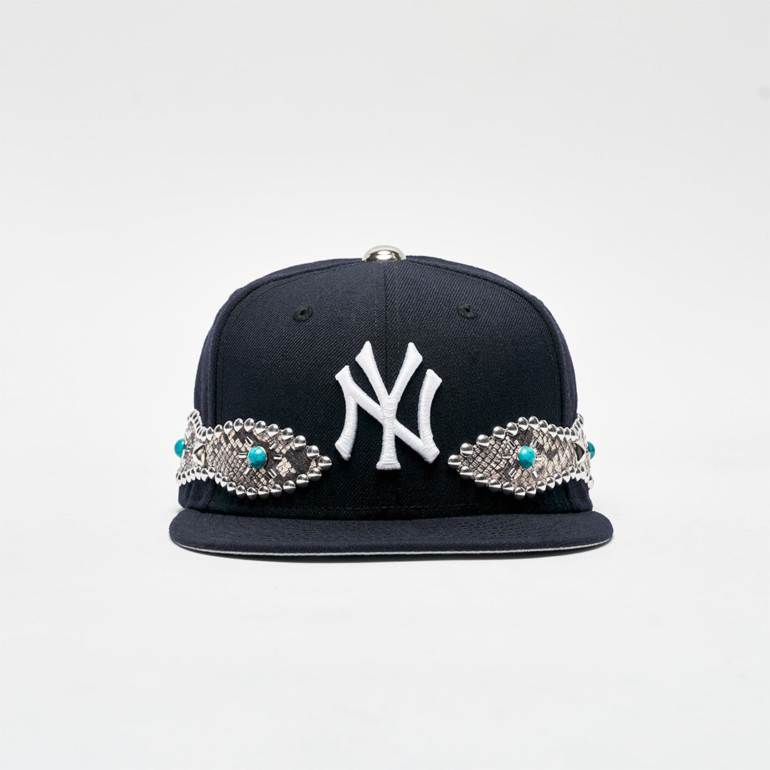 Tejano Customized 5950 New Era Fitted Hat (NY Yankees)