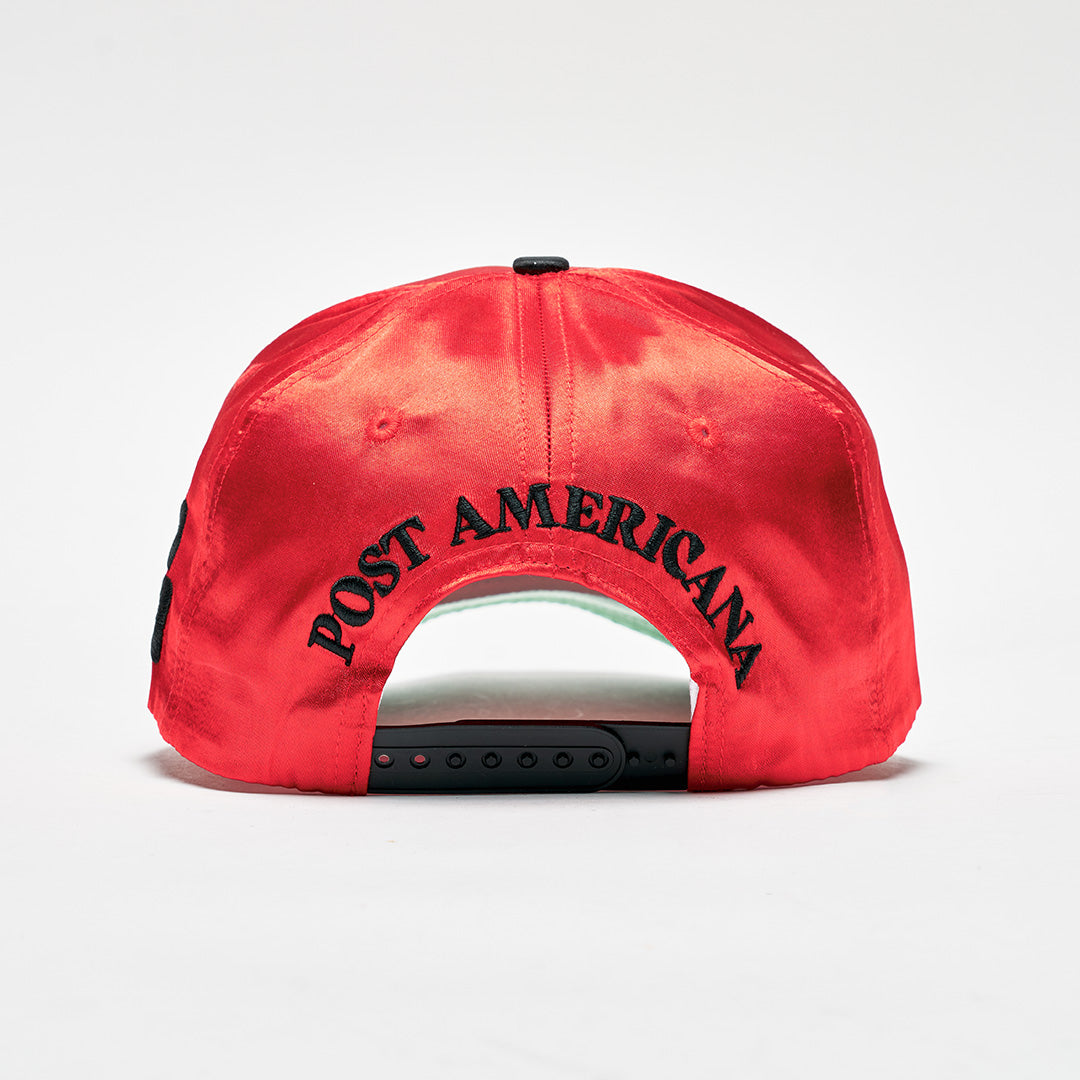 A Star is Born Satin Sport Hat Red and Black